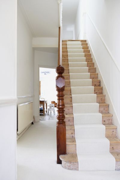 Stair Runner Installation in Orange