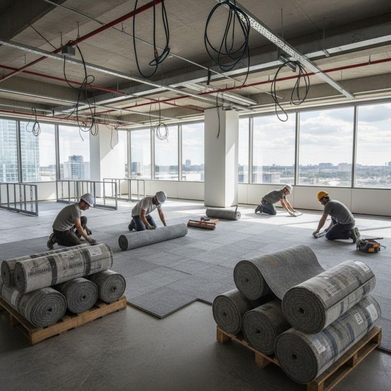 Industrial Carpet Installation